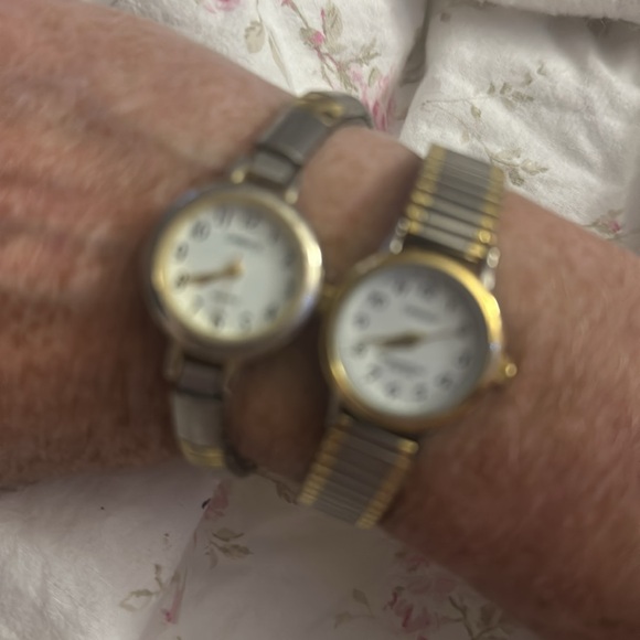 Vintage pair of timex watches